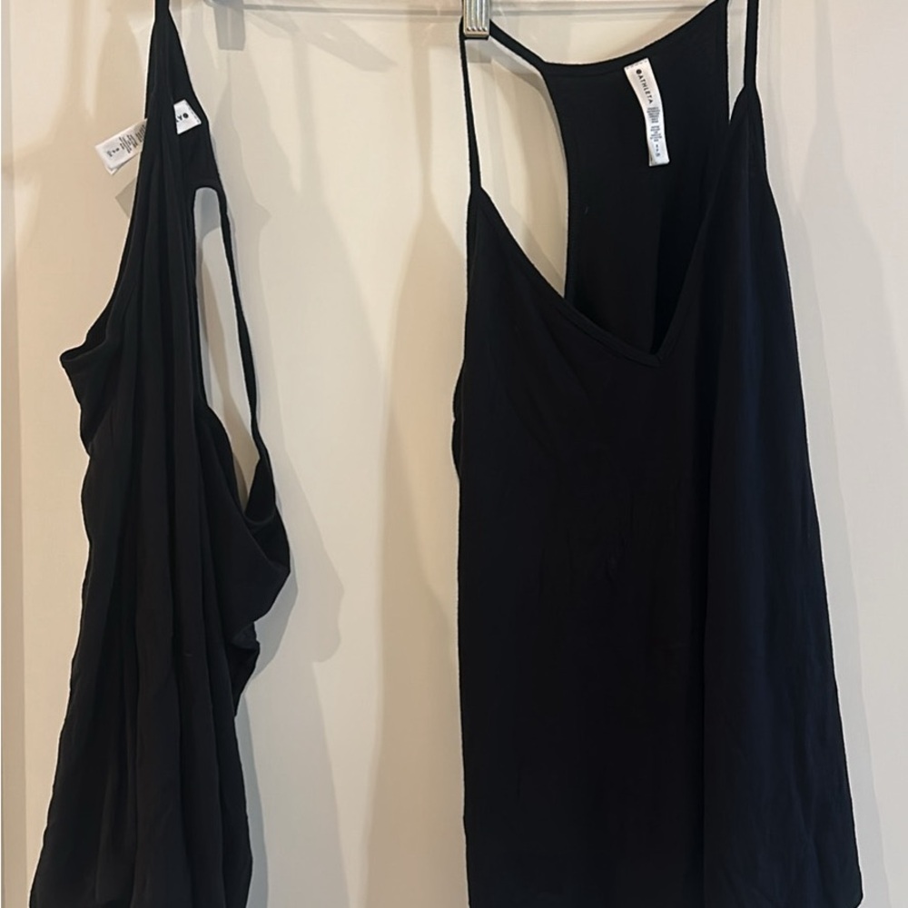 (2) Athleta Black Women's Tops